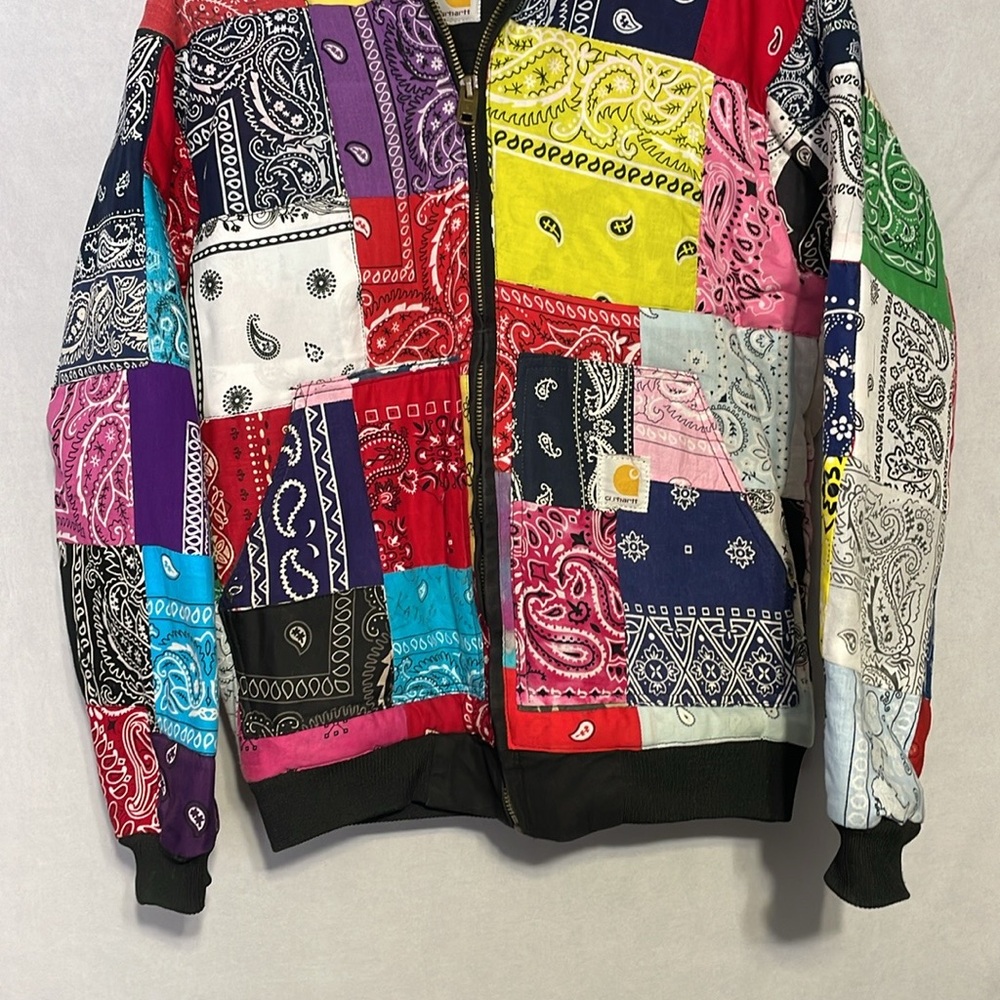 Rework 1 of 1 Carhartt Bandana Jacket - Picture 2 of 5